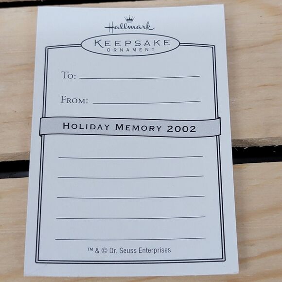 Hallmark Keepsake Ornament Dr. Seuss's Change Of Heart - NEW - Picture 7 of 9